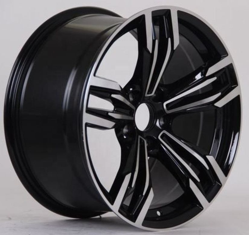 15 16 17 18 inch 5 spoke machine face positive ET 5x120 alloy wheel rims for car