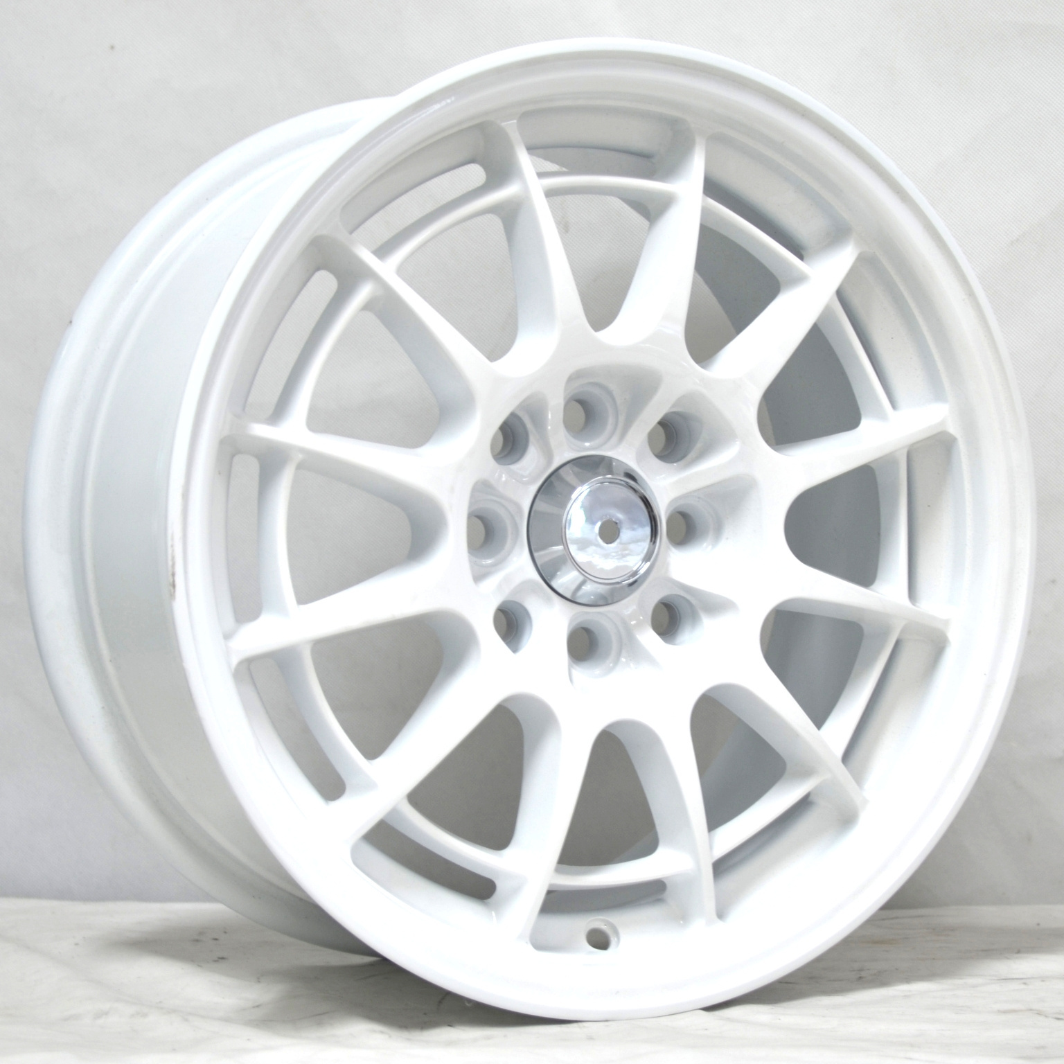 all white rines 15 16 17 alloy wheel 15 inch for ignis PCD wheel 15 inch 4x100 fit for plati alloy wheel 15 inch for car