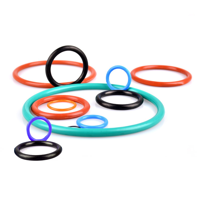 Temperature-resistant rubber o ring custom epdm nbr ffkm fkm silicone rubber products rubber ring gasket o ring seals