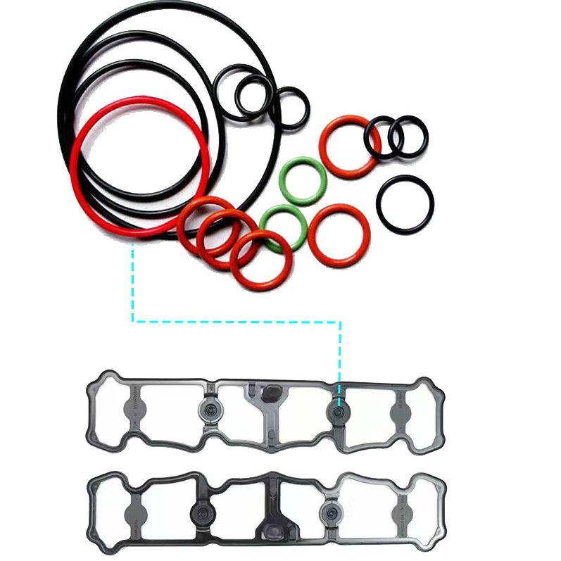 ROHS REACH compliant standard buna nbr fkm hnbr silicon 70 black small flat o-ring seals o ring rubber o rings