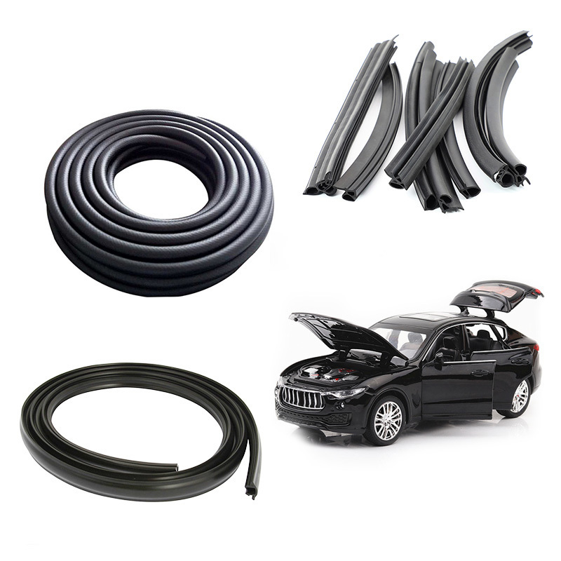 NBR EPDM FFKM PVC rubber products window seal strip car rubber seal extrusion waterproof extrusion strip glass shower door seal