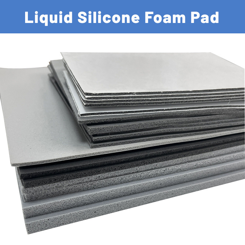 high temperature resistant foam sheet custom rubber/silicone foam can be customized to cut various thickness foam sheet 2mm10