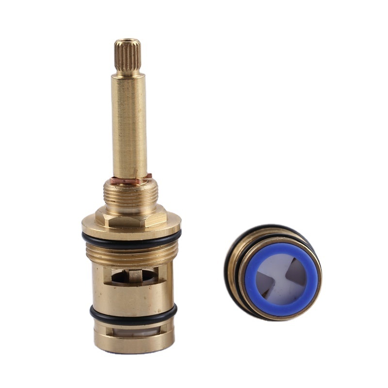 Copper Brass Cartridge Quick Opening Water Separation Ceramic Valve Core Sing Cold 90mm Water Faucet Cartridge