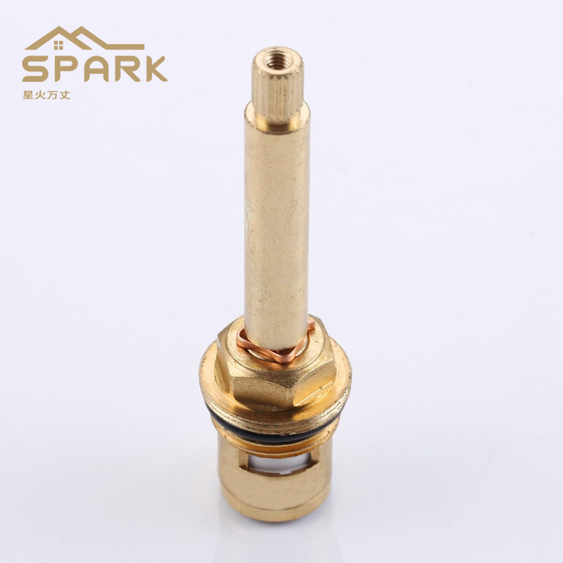 Quick open water split long cartridge faucet accessories hot and cold water heating universal ceramic valve core BRASS