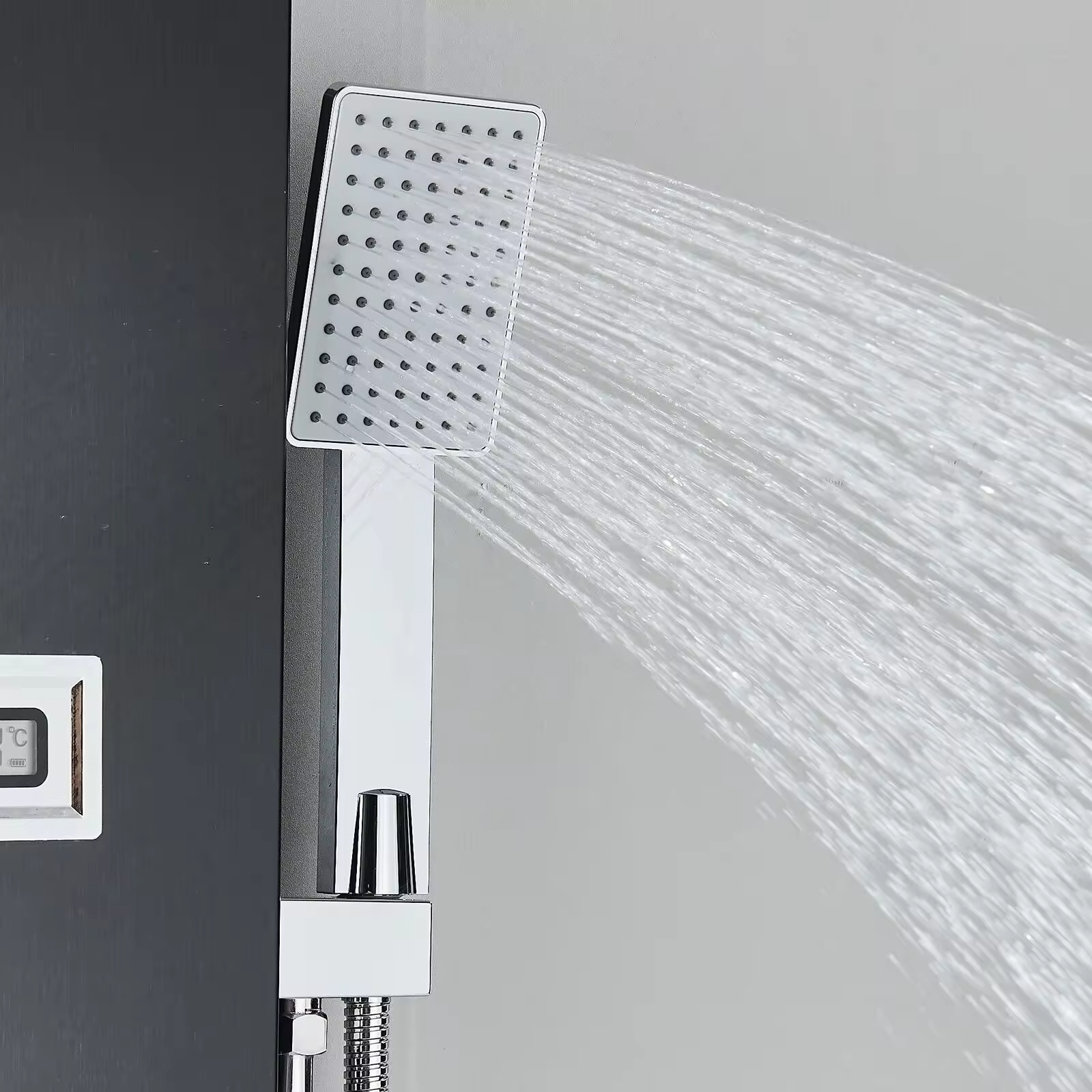 Hot Sale Steel Black Wall Mounted Shower Wall Panels Bathroom Waterproof Shower Panel