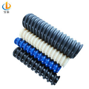 White Solid Flexible Plastic Nylon Threaded Rod