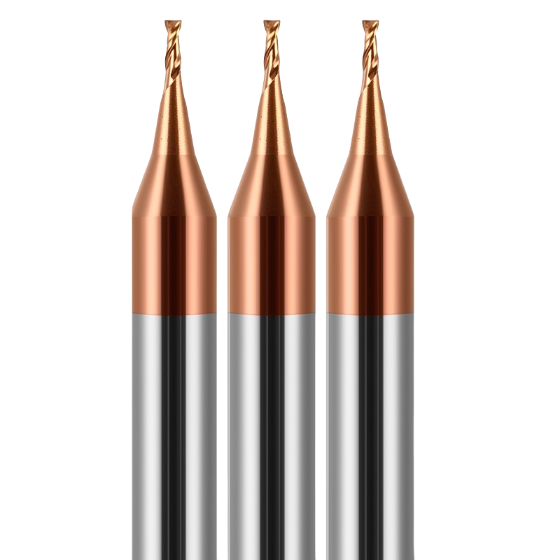 HRC60 High quality tungsten carbide endmill 0.5mm Mini diameter 2 Flutes flattened end mills