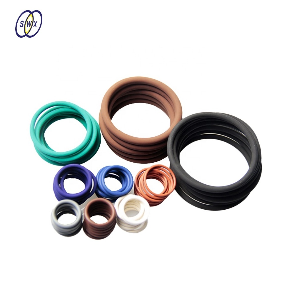 Factory customization free sample silicone NBR CR epdm high temperature o ring green rubber o ring