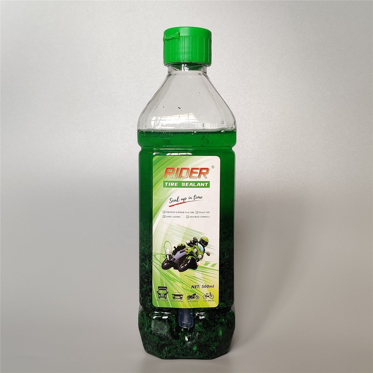 Factory Wholesale Anti-Rust Bicycle Motorcycle Scooter Tire Sealer Liquid 500ML Support OEM