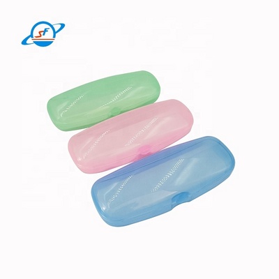 Unique glasses cases, multiple color clear plastic eyeglass case glass case with logo