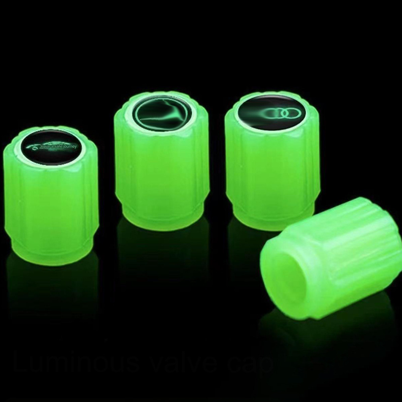 Luminous valve cap Tire universal glow-in-the-dark gas nozzle cover car valve core cap for car motorcycle bullet train