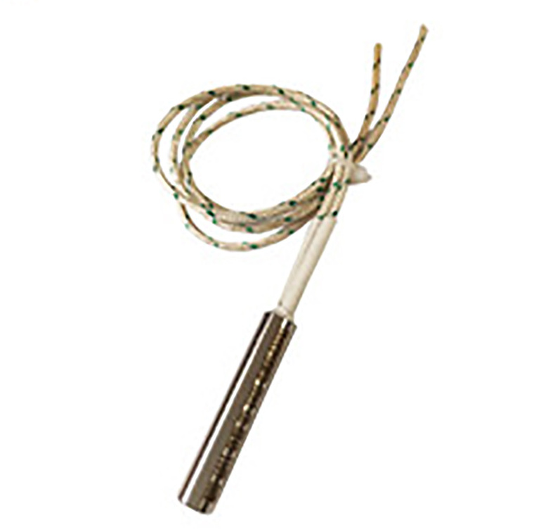 stainless steel right angle cartridge heater with k type internal thermocouple