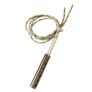 stainless steel right angle cartridge heater with k type internal thermocouple