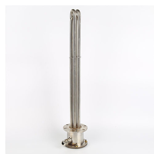 Reliability Industrial Stainless Steel Top Loading Tubular Heating Element Flange Immersion Heater