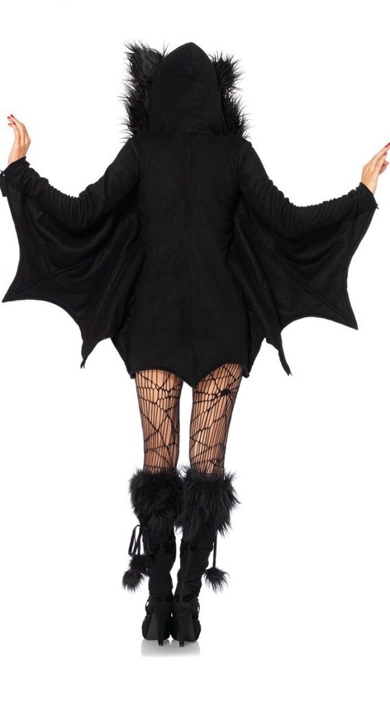 Black Cosplay Sexy Vampire Female Bat Clothes Halloween Costume Christmas Wear Party Dress CASTER TV & Movie Costumes 4 Season