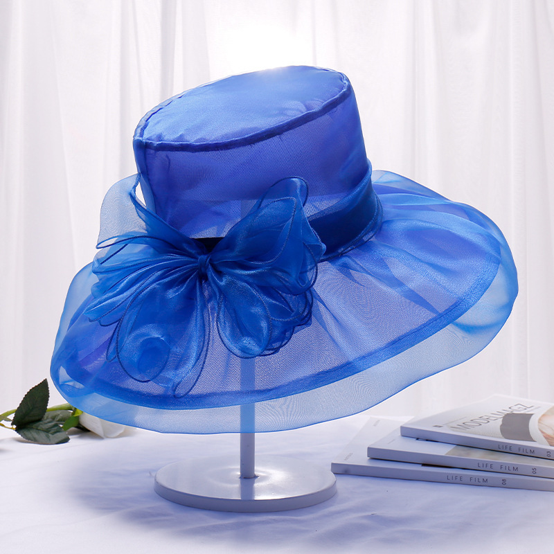 Agreat Sale Noble And Elegant For Ladies Hat Church Kentucky Derby Hat Flower Feather Wedding Dress Hat