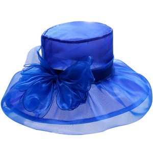 2023 new formal hats Kentucky Derby Dress Fascinator Floral Tea Party Wedding hat women church hats female wholesale