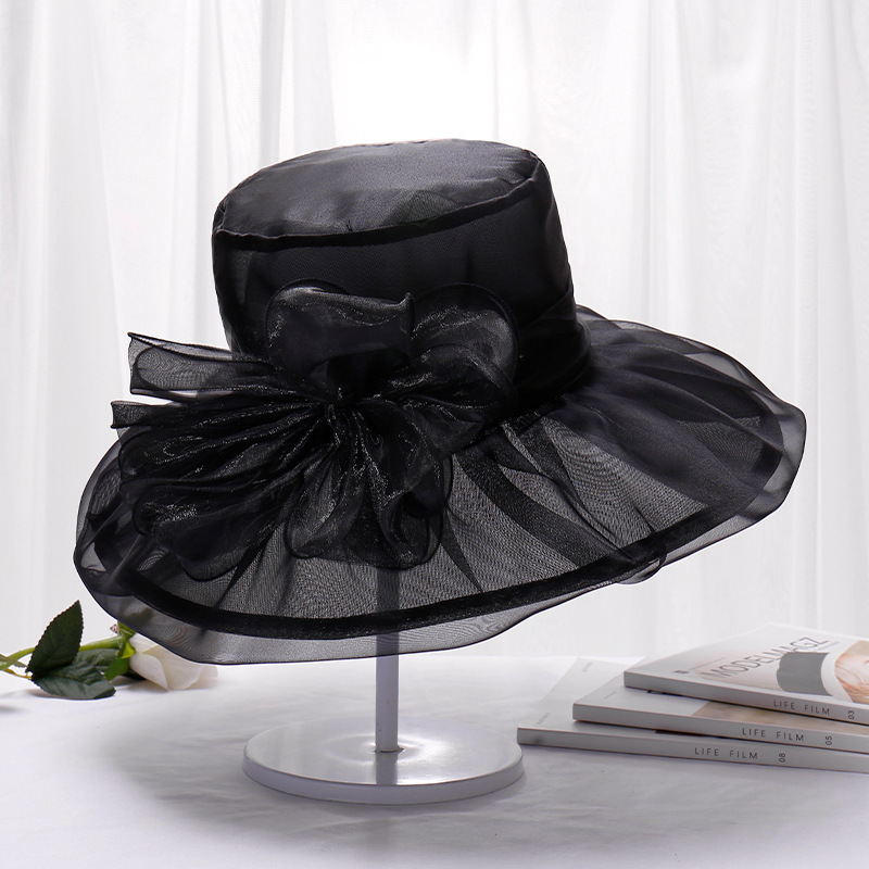 2023 new formal hats Kentucky Derby Dress Fascinator Floral Tea Party Wedding hat women church hats female wholesale