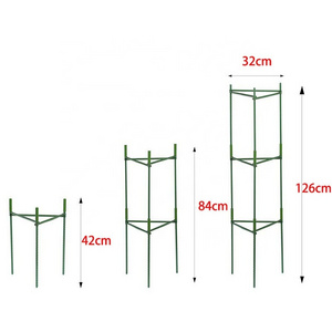 Hot sales 11 mm x 120 cm Garden Climbing Plants Support Rings Trellis Supporter Tomato support cage