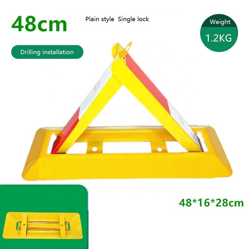 2023 hot sales High quality Parking Barrier Lockable Foldable Anti-pressure Triangle Parking Lock for Parking Space