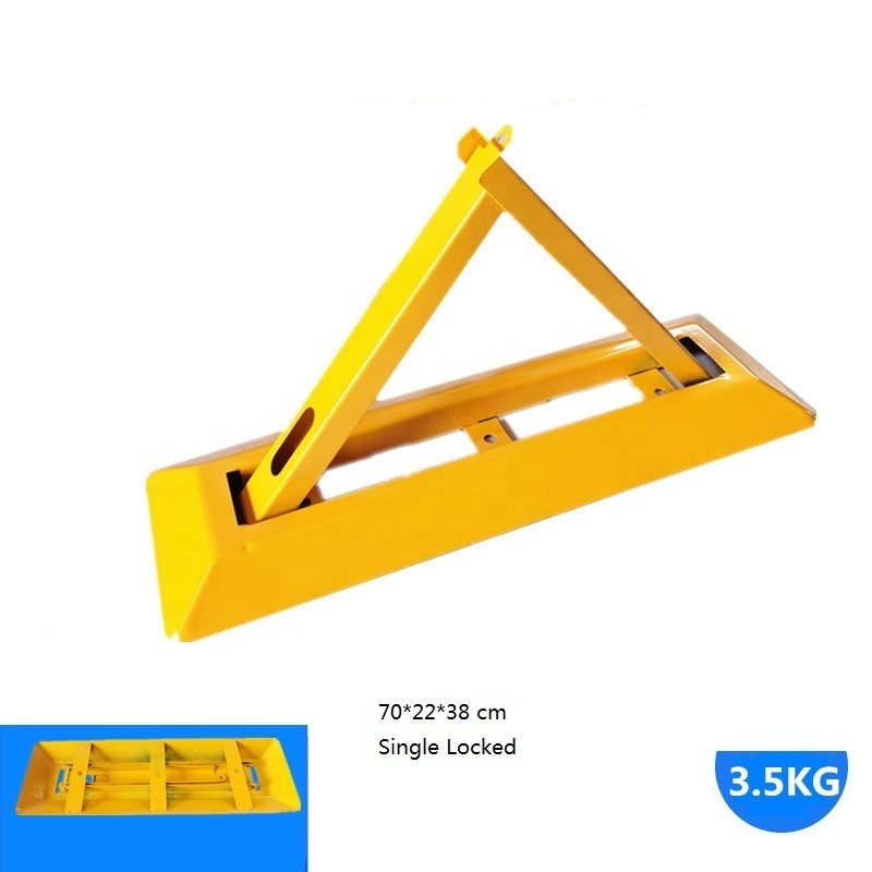 2023 hot sales High quality Parking Barrier Lockable Foldable Anti-pressure Triangle Parking Lock for Parking Space