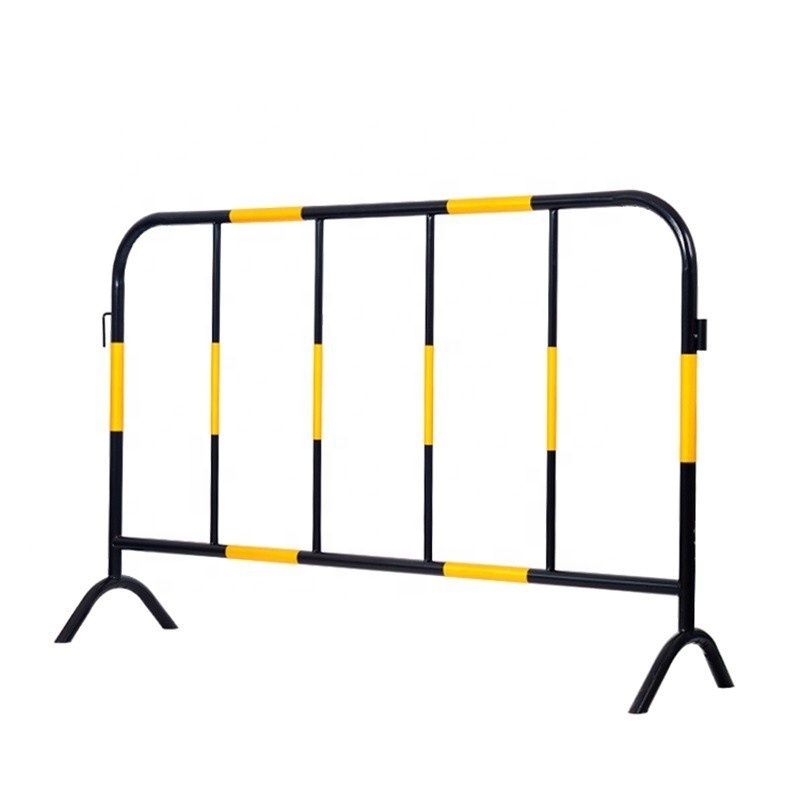 Security pedestrian barrier panel Removable Crowd Control Barrier/ Powder Coated Metal Road Barrier/Safety Traffic Barricade