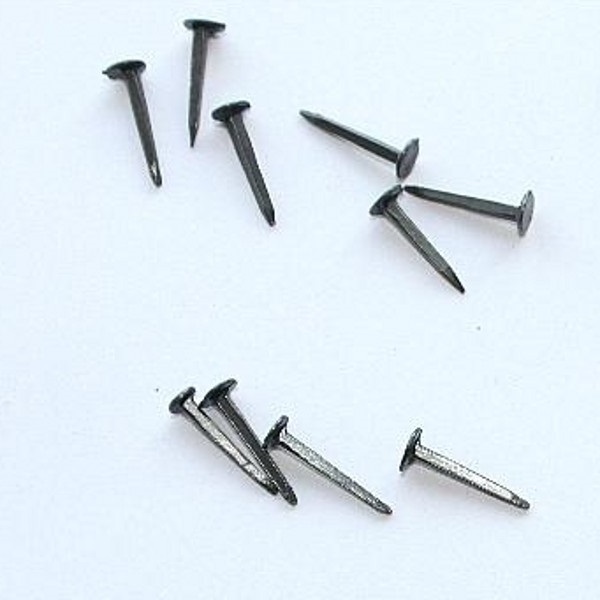 Factory Outlet Specializing in High Quality small package box 1/2 Inch 3/4 Inch Baked Blue Shoe tacks nails