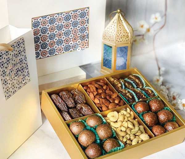 Chocolate Packaging Muslim Set Islamic Gifts Ramadan Kareem Mubarak Gift Paper Boxes For Ramadan Sweet Candy Packaging Gift Box