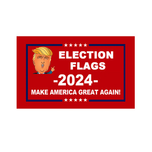 2024 election flag Customized  printing usa American presidential election hand car  flags stick us usa election flag