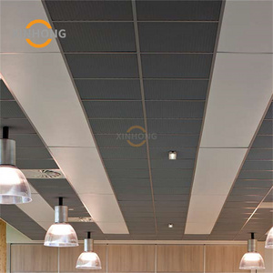 Manufactured Interior Decor 300X600Mm Black 3D Design Decorative Aluminum Alloy Ceiling Tile