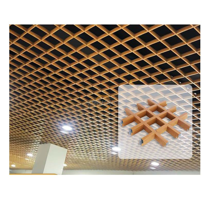 Aluminum Suspended Exposed Grid Ceiling For Interior Decoration