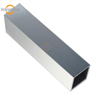 China Factory 40X40mm Aluminum Square 6061 T6 Tube Anodized Champagne Rectangular Threaded Aluminum Tube