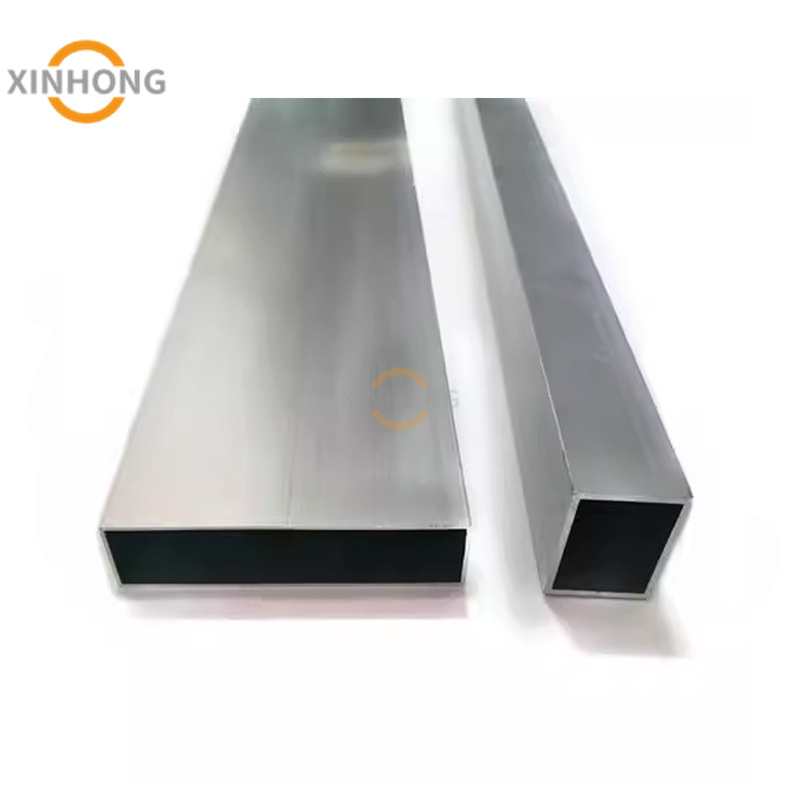 China Factory 40X40mm Aluminum Square 6061 T6 Tube Anodized Champagne Rectangular Threaded Aluminum Tube