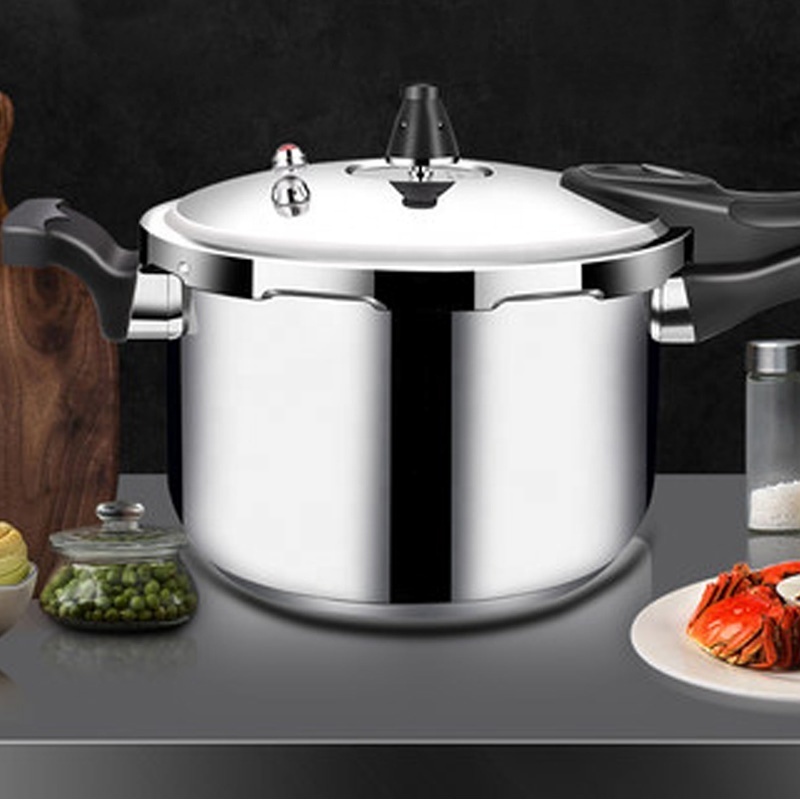 Shiny Easy-Operated Stainless Steel SS Pressure Cooker