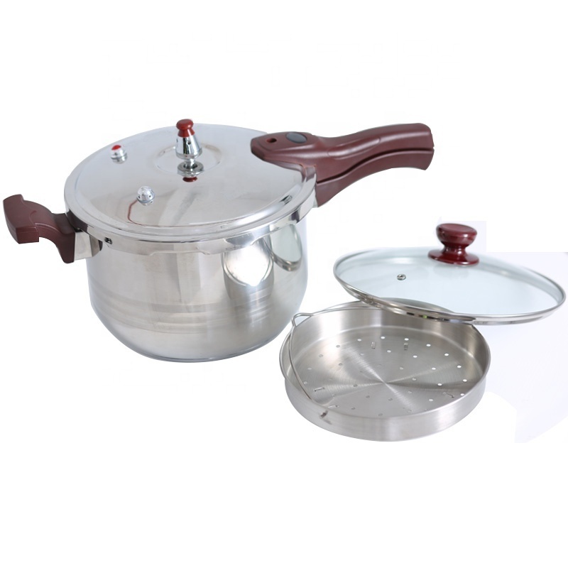 High Quality Structure Custom Design Olla De Presion Gas Pot Pressure Cooker Stainless Steel