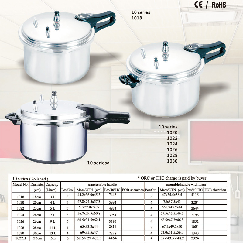 Hot selling cooking pan Aluminium gas induction Pressure Cooker