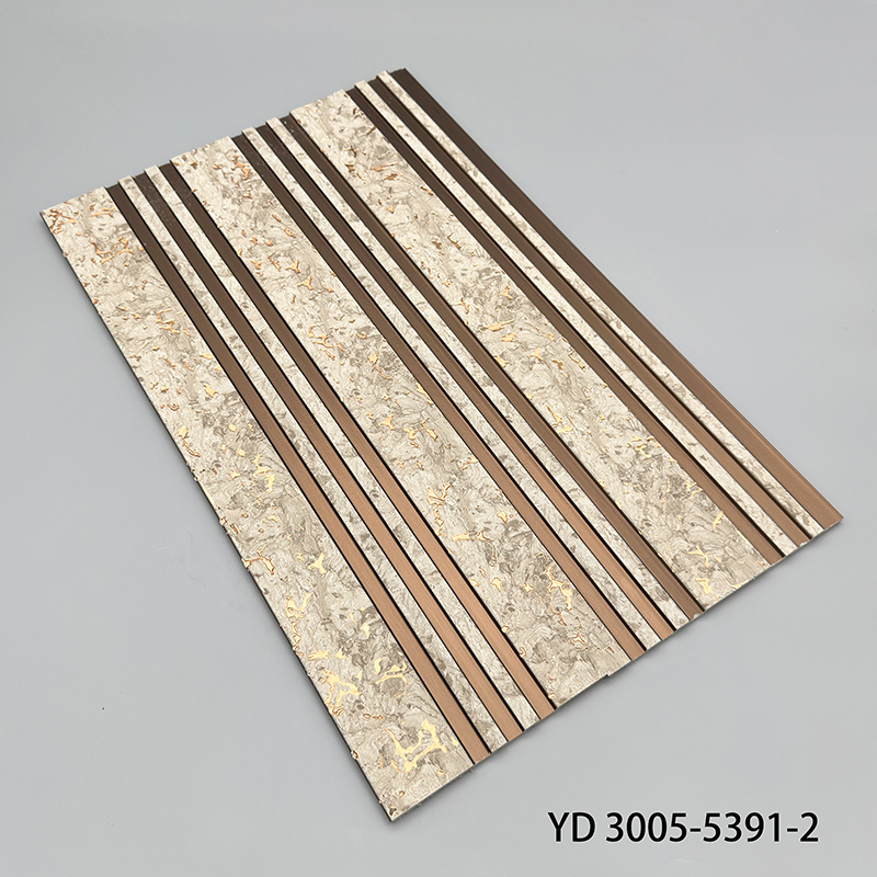 Interior decoration Waterproof Customized PS Wall Panel PS Wall Cladding 300mm charcoal panel