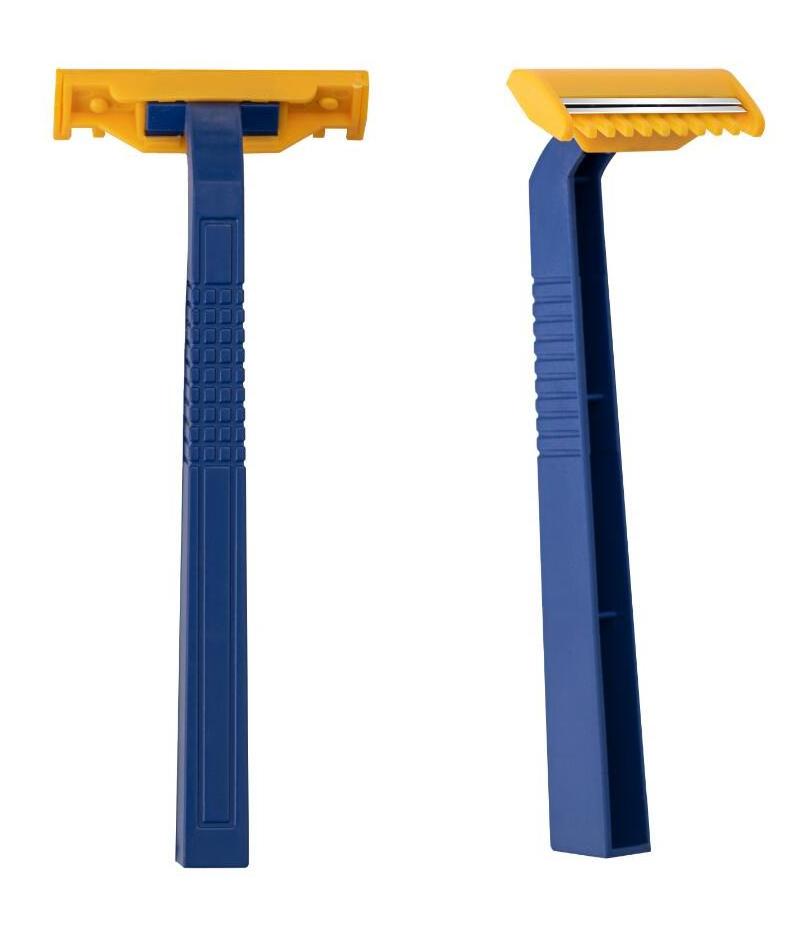 Stainless steel double edge disposable razor Sweden, no lubrication bar