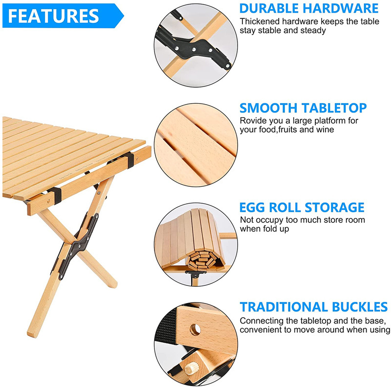 High-Quality Folding Picnic Table And Chairs Camping Outdoors With Folding Tables And Chairs Folding Mini Camping Table