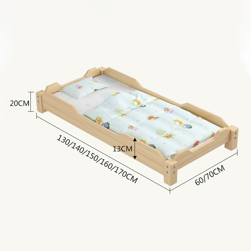 Xiair Montessori Kindergarten Daycare Nap Bed Hosting Solid Wood Cot Children Special Stacking Baby Special Bed Single Bed