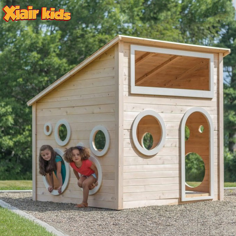 Xiair Wholesale Houses Outdoor Role Play House Wooden Houses Kids Outdoor Preschool Nursery Daycare Kindergarten Playhouse