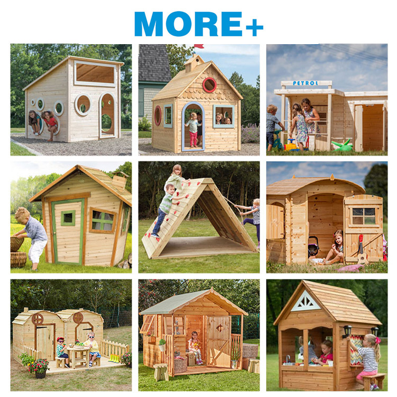 Xiair Wholesale Houses Outdoor Role Play House Wooden Houses Kids Outdoor Preschool Nursery Daycare Kindergarten Playhouse