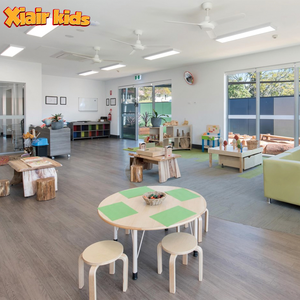 Xiair Child Care Center Wooden Furniture Preschool Shelves Toddler Kindergarten Backpack Cubbies & Lockers Daycare Carpet