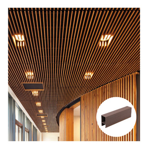 Factory Direct Sale Decorative Wooden Fiber Wpc Ceiling Panels False Ceiling Designs Wpc Ceiling