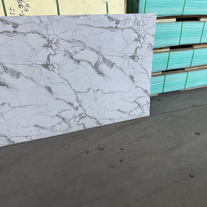 Factory Direct Sale Indoor Marble Style Pvc Sheet Pvc Marble Wall Panel