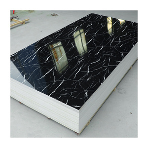 China Factory Supply High Gloss Uv Marble Sheet Pvc Wall Panels Pvc Marble Sheet