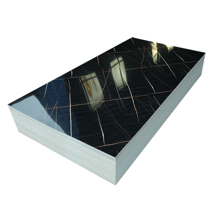 Pvc Plastic Materials Uv Marble Slate Carbon Rock Wall Panel / Board / Sheet