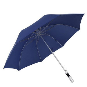 32 Inch Golf Umbrella Windproof Umbrella Custom with Logo Prints Straight Customized Designs Logo Printing Full Fiberglass Ribs