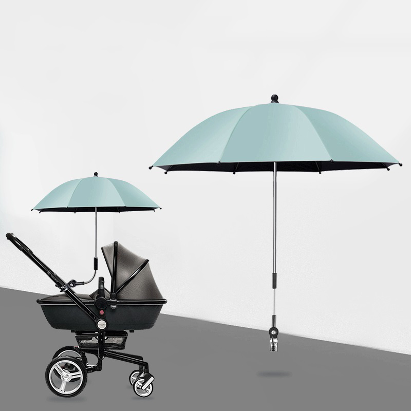 2022 Bicycle Umbrella Kids With Baby Stroller Umbrella Adjustable For Travel Foldable and Easy To Carry