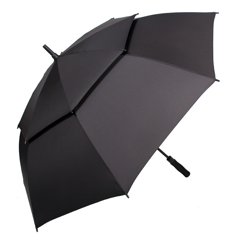 30 Inch Golf Umbrellas Double Layers Vent  With Logo Strong Umbrella Automatic For The Rain